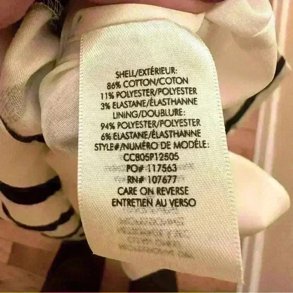 NWOT Alice + Olivia Nella button front mini dress in black and white str… - Picture 13 of 14